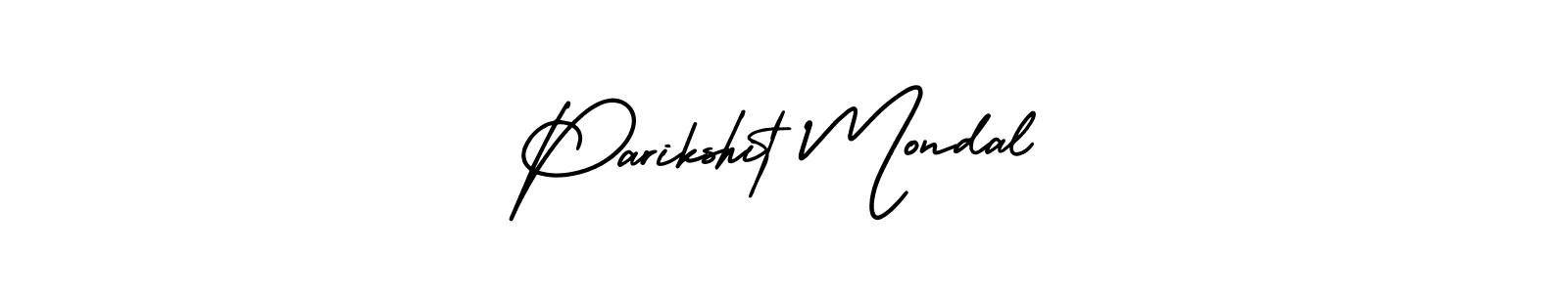 Create a beautiful signature design for name Parikshit Mondal. With this signature (AmerikaSignatureDemo-Regular) fonts, you can make a handwritten signature for free. Parikshit Mondal signature style 3 images and pictures png