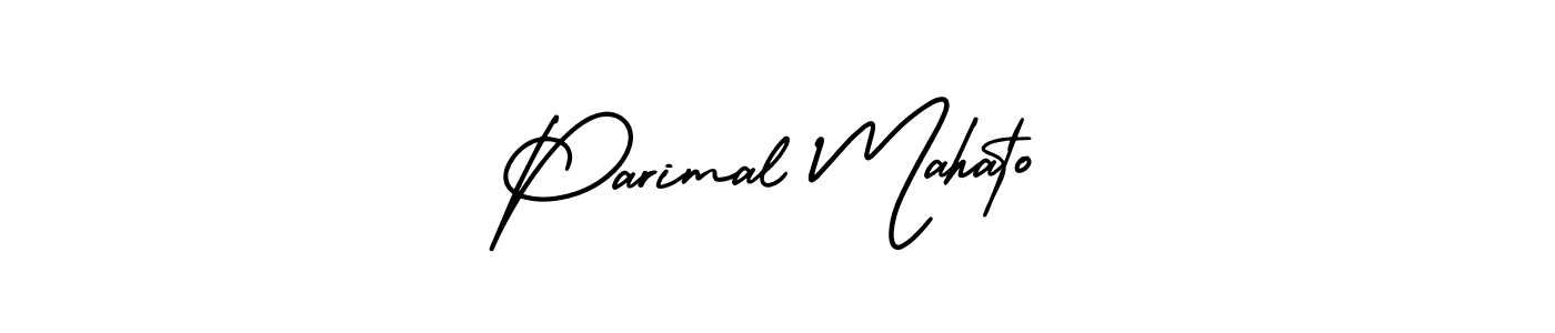 Design your own signature with our free online signature maker. With this signature software, you can create a handwritten (AmerikaSignatureDemo-Regular) signature for name Parimal Mahato. Parimal Mahato signature style 3 images and pictures png