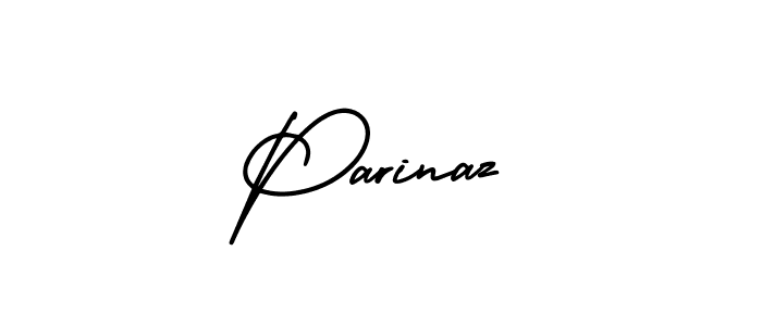 You should practise on your own different ways (AmerikaSignatureDemo-Regular) to write your name (Parinaz) in signature. don't let someone else do it for you. Parinaz signature style 3 images and pictures png