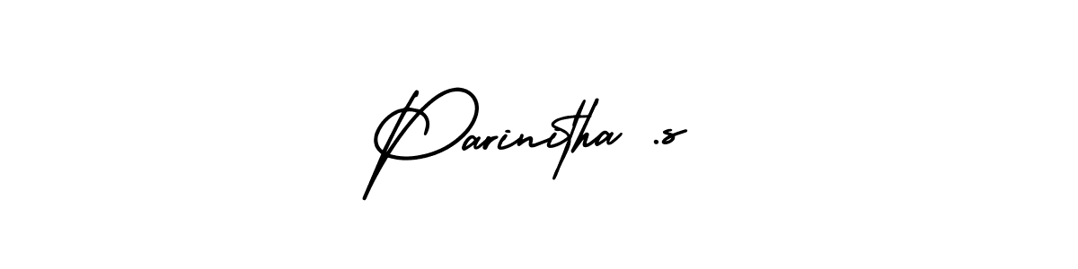 Similarly AmerikaSignatureDemo-Regular is the best handwritten signature design. Signature creator online .You can use it as an online autograph creator for name Parinitha .s. Parinitha .s signature style 3 images and pictures png