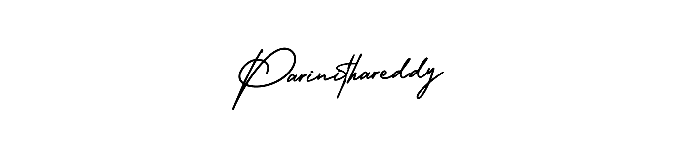 if you are searching for the best signature style for your name Parinithareddy. so please give up your signature search. here we have designed multiple signature styles  using AmerikaSignatureDemo-Regular. Parinithareddy signature style 3 images and pictures png