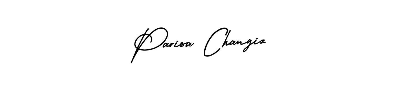 It looks lik you need a new signature style for name Parisa Changiz. Design unique handwritten (AmerikaSignatureDemo-Regular) signature with our free signature maker in just a few clicks. Parisa Changiz signature style 3 images and pictures png