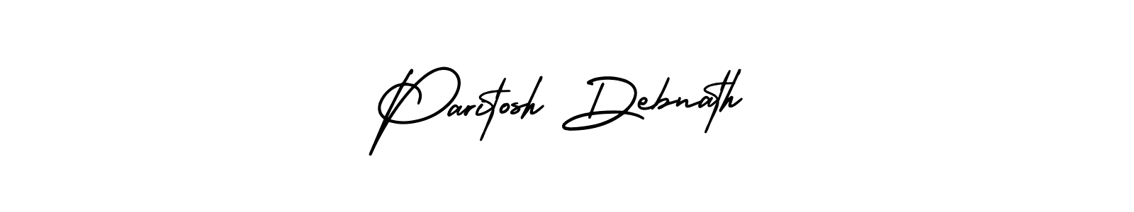 Create a beautiful signature design for name Paritosh Debnath. With this signature (AmerikaSignatureDemo-Regular) fonts, you can make a handwritten signature for free. Paritosh Debnath signature style 3 images and pictures png