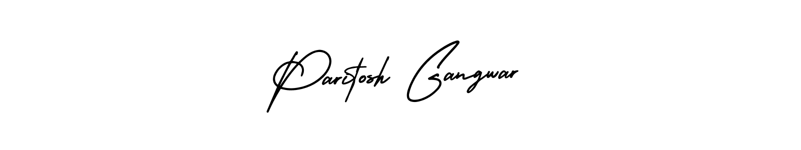 Make a beautiful signature design for name Paritosh Gangwar. With this signature (AmerikaSignatureDemo-Regular) style, you can create a handwritten signature for free. Paritosh Gangwar signature style 3 images and pictures png