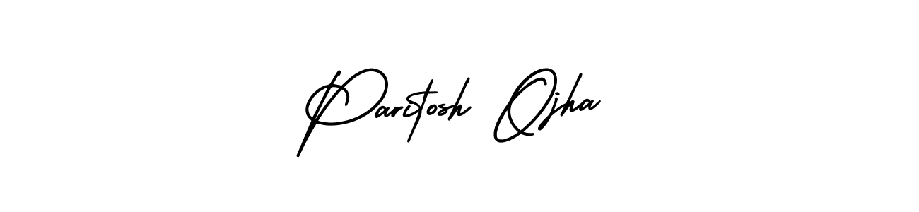 Paritosh Ojha stylish signature style. Best Handwritten Sign (AmerikaSignatureDemo-Regular) for my name. Handwritten Signature Collection Ideas for my name Paritosh Ojha. Paritosh Ojha signature style 3 images and pictures png