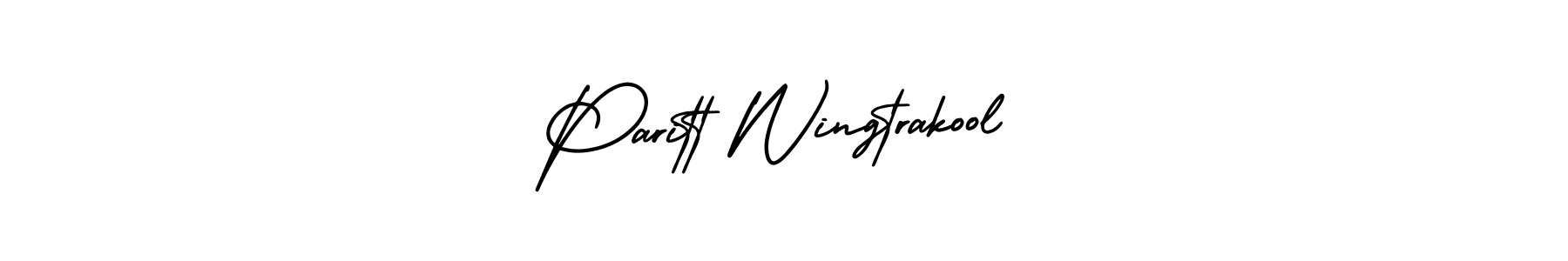 Create a beautiful signature design for name Paritt Wingtrakool. With this signature (AmerikaSignatureDemo-Regular) fonts, you can make a handwritten signature for free. Paritt Wingtrakool signature style 3 images and pictures png