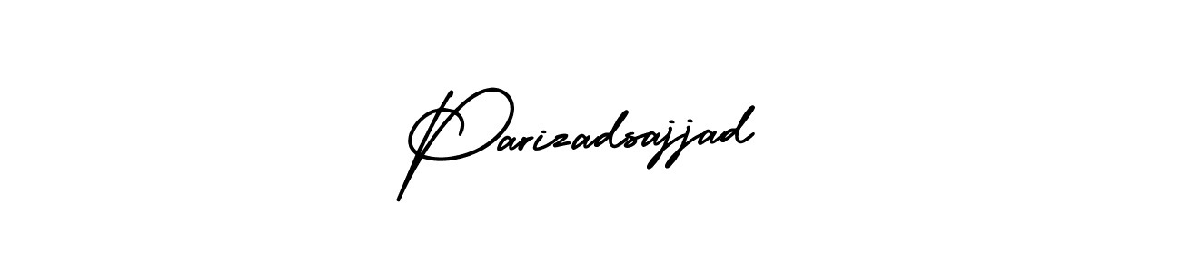 Make a beautiful signature design for name Parizadsajjad. Use this online signature maker to create a handwritten signature for free. Parizadsajjad signature style 3 images and pictures png