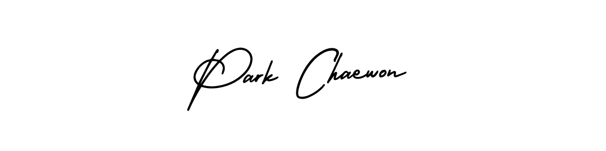 Make a beautiful signature design for name Park Chaewon. With this signature (AmerikaSignatureDemo-Regular) style, you can create a handwritten signature for free. Park Chaewon signature style 3 images and pictures png