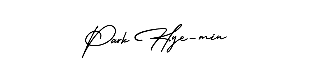 if you are searching for the best signature style for your name Park Hye-min. so please give up your signature search. here we have designed multiple signature styles  using AmerikaSignatureDemo-Regular. Park Hye-min signature style 3 images and pictures png