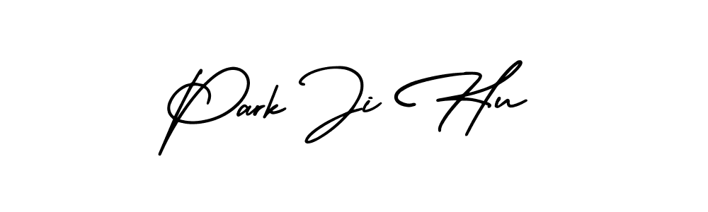 Make a beautiful signature design for name Park Ji Hu. With this signature (AmerikaSignatureDemo-Regular) style, you can create a handwritten signature for free. Park Ji Hu signature style 3 images and pictures png