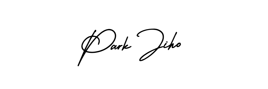 if you are searching for the best signature style for your name Park Jiho. so please give up your signature search. here we have designed multiple signature styles  using AmerikaSignatureDemo-Regular. Park Jiho signature style 3 images and pictures png