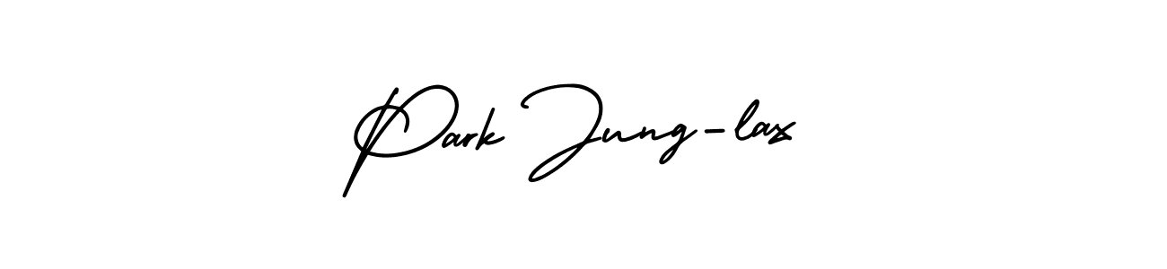 AmerikaSignatureDemo-Regular is a professional signature style that is perfect for those who want to add a touch of class to their signature. It is also a great choice for those who want to make their signature more unique. Get Park Jung-lax name to fancy signature for free. Park Jung-lax signature style 3 images and pictures png