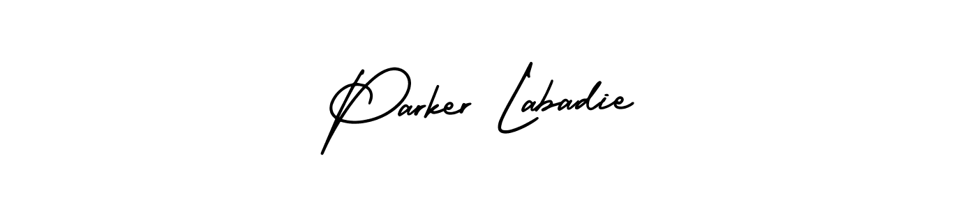 Make a short Parker Labadie signature style. Manage your documents anywhere anytime using AmerikaSignatureDemo-Regular. Create and add eSignatures, submit forms, share and send files easily. Parker Labadie signature style 3 images and pictures png