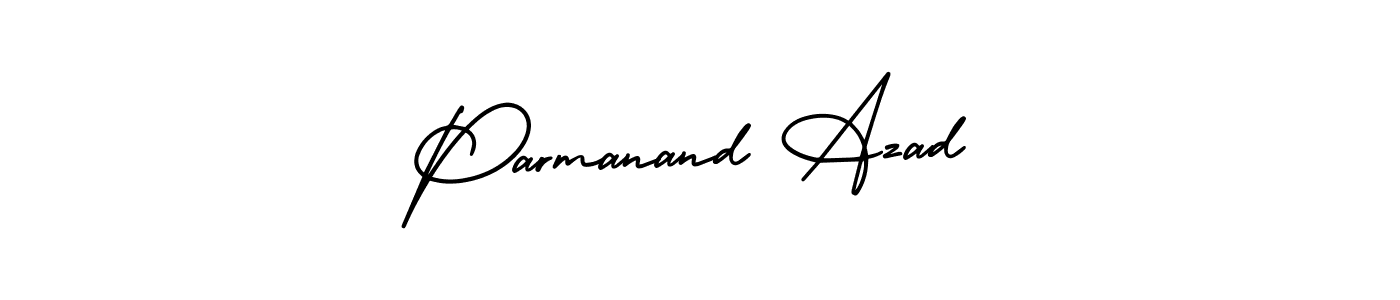 Make a beautiful signature design for name Parmanand Azad. Use this online signature maker to create a handwritten signature for free. Parmanand Azad signature style 3 images and pictures png
