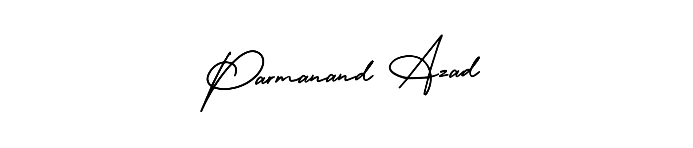 Make a beautiful signature design for name Parmanand Azad. Use this online signature maker to create a handwritten signature for free. Parmanand Azad signature style 3 images and pictures png