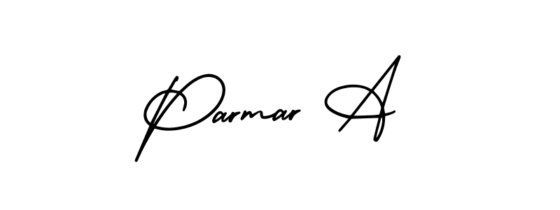 Also we have Parmar A name is the best signature style. Create professional handwritten signature collection using AmerikaSignatureDemo-Regular autograph style. Parmar A signature style 3 images and pictures png