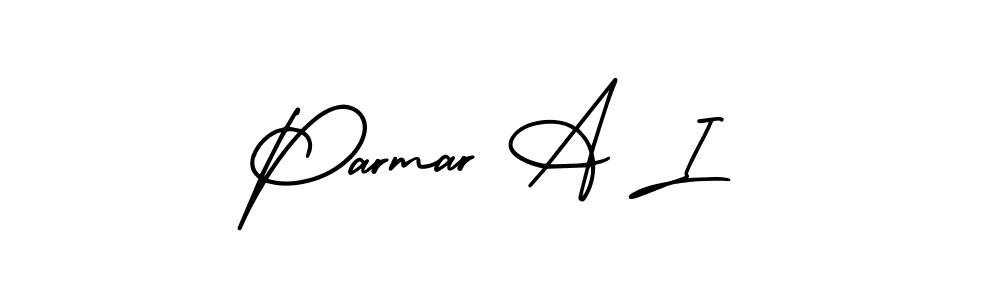 Make a short Parmar A I signature style. Manage your documents anywhere anytime using AmerikaSignatureDemo-Regular. Create and add eSignatures, submit forms, share and send files easily. Parmar A I signature style 3 images and pictures png