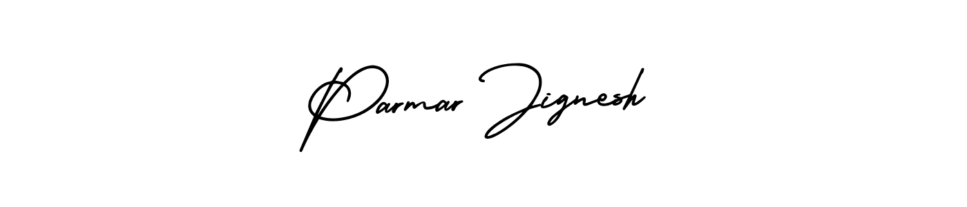 It looks lik you need a new signature style for name Parmar Jignesh. Design unique handwritten (AmerikaSignatureDemo-Regular) signature with our free signature maker in just a few clicks. Parmar Jignesh signature style 3 images and pictures png