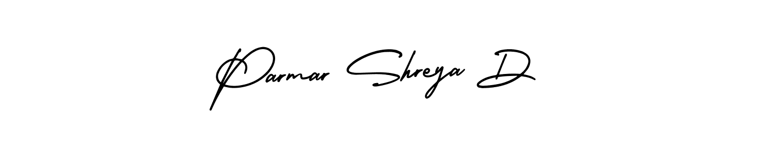 Make a beautiful signature design for name Parmar Shreya D. Use this online signature maker to create a handwritten signature for free. Parmar Shreya D signature style 3 images and pictures png
