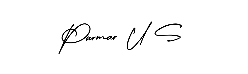 Best and Professional Signature Style for Parmar U S. AmerikaSignatureDemo-Regular Best Signature Style Collection. Parmar U S signature style 3 images and pictures png