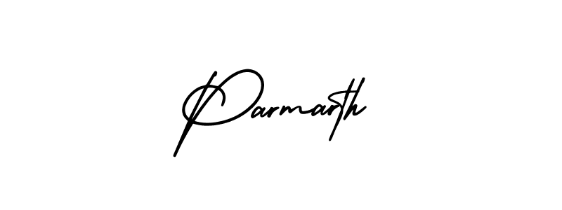 It looks lik you need a new signature style for name Parmarth. Design unique handwritten (AmerikaSignatureDemo-Regular) signature with our free signature maker in just a few clicks. Parmarth signature style 3 images and pictures png