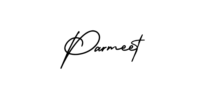 How to make Parmeet signature? AmerikaSignatureDemo-Regular is a professional autograph style. Create handwritten signature for Parmeet name. Parmeet signature style 3 images and pictures png
