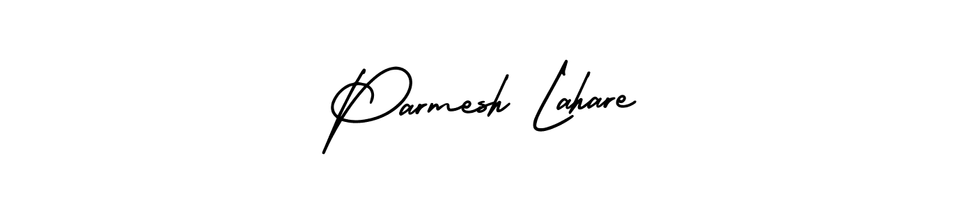 Make a short Parmesh Lahare signature style. Manage your documents anywhere anytime using AmerikaSignatureDemo-Regular. Create and add eSignatures, submit forms, share and send files easily. Parmesh Lahare signature style 3 images and pictures png