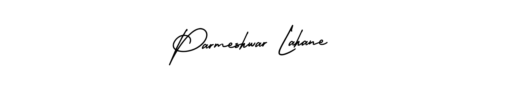 Make a short Parmeshwar Lahane signature style. Manage your documents anywhere anytime using AmerikaSignatureDemo-Regular. Create and add eSignatures, submit forms, share and send files easily. Parmeshwar Lahane signature style 3 images and pictures png