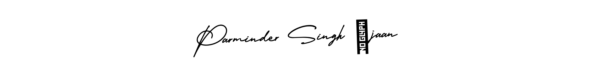 It looks lik you need a new signature style for name Parminder Singh ❤jaan. Design unique handwritten (AmerikaSignatureDemo-Regular) signature with our free signature maker in just a few clicks. Parminder Singh ❤jaan signature style 3 images and pictures png