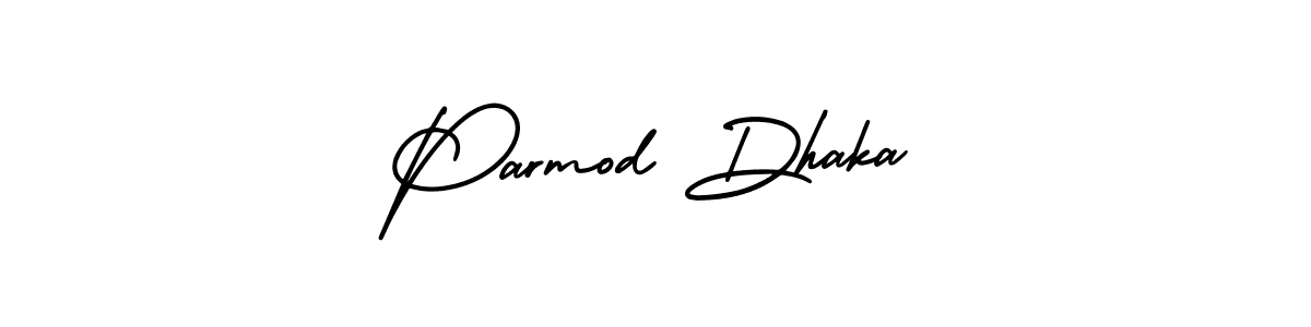 Best and Professional Signature Style for Parmod Dhaka. AmerikaSignatureDemo-Regular Best Signature Style Collection. Parmod Dhaka signature style 3 images and pictures png