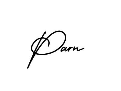 Check out images of Autograph of Parn name. Actor Parn Signature Style. AmerikaSignatureDemo-Regular is a professional sign style online. Parn signature style 3 images and pictures png