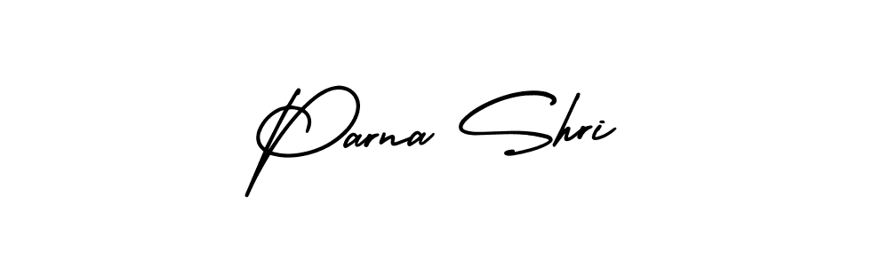 It looks lik you need a new signature style for name Parna Shri. Design unique handwritten (AmerikaSignatureDemo-Regular) signature with our free signature maker in just a few clicks. Parna Shri signature style 3 images and pictures png