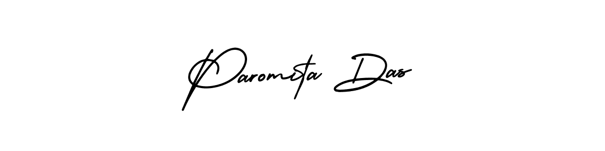 Create a beautiful signature design for name Paromita Das. With this signature (AmerikaSignatureDemo-Regular) fonts, you can make a handwritten signature for free. Paromita Das signature style 3 images and pictures png