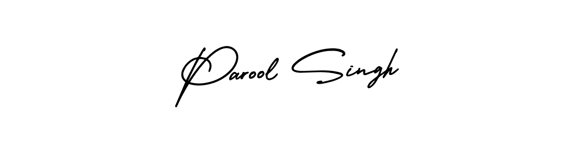 The best way (AmerikaSignatureDemo-Regular) to make a short signature is to pick only two or three words in your name. The name Parool Singh include a total of six letters. For converting this name. Parool Singh signature style 3 images and pictures png