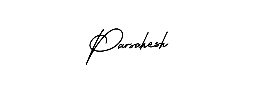 It looks lik you need a new signature style for name Parsahesh. Design unique handwritten (AmerikaSignatureDemo-Regular) signature with our free signature maker in just a few clicks. Parsahesh signature style 3 images and pictures png