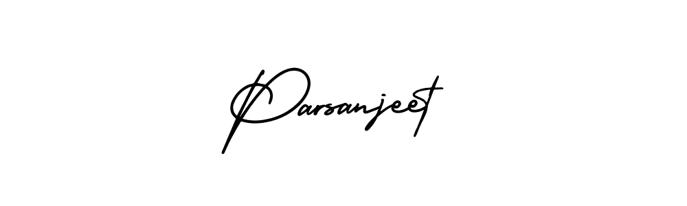 The best way (AmerikaSignatureDemo-Regular) to make a short signature is to pick only two or three words in your name. The name Parsanjeet include a total of six letters. For converting this name. Parsanjeet signature style 3 images and pictures png