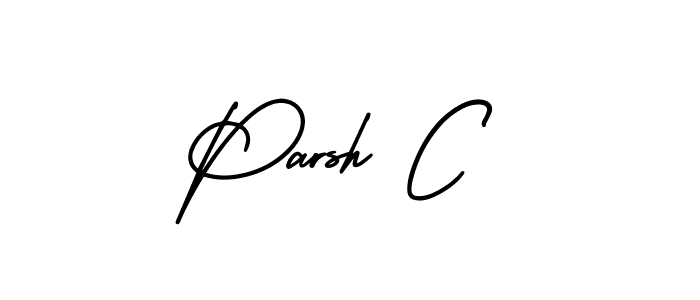 Once you've used our free online signature maker to create your best signature AmerikaSignatureDemo-Regular style, it's time to enjoy all of the benefits that Parsh C name signing documents. Parsh C signature style 3 images and pictures png