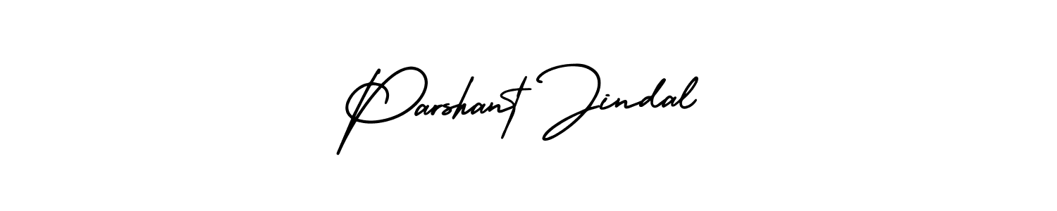 How to make Parshant Jindal name signature. Use AmerikaSignatureDemo-Regular style for creating short signs online. This is the latest handwritten sign. Parshant Jindal signature style 3 images and pictures png