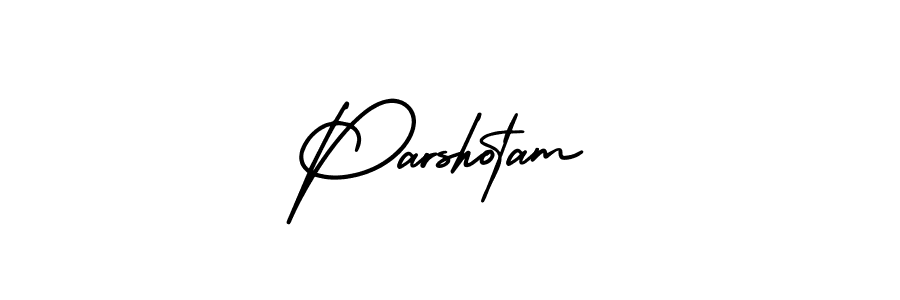 How to Draw Parshotam signature style? AmerikaSignatureDemo-Regular is a latest design signature styles for name Parshotam. Parshotam signature style 3 images and pictures png