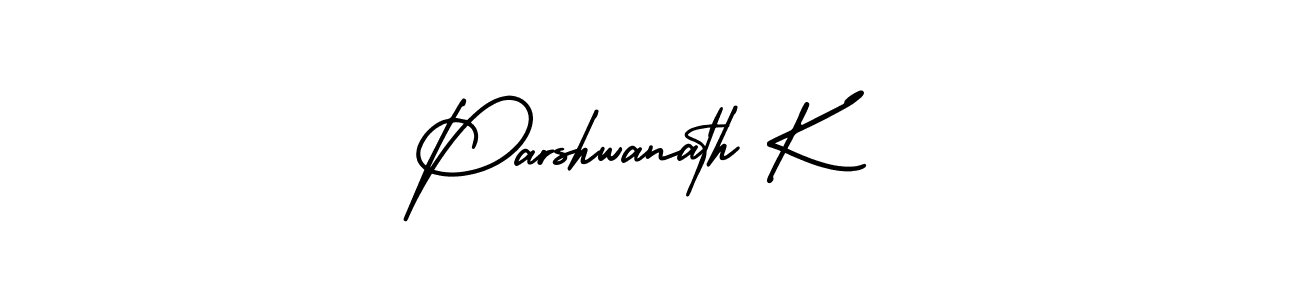 It looks lik you need a new signature style for name Parshwanath K. Design unique handwritten (AmerikaSignatureDemo-Regular) signature with our free signature maker in just a few clicks. Parshwanath K signature style 3 images and pictures png