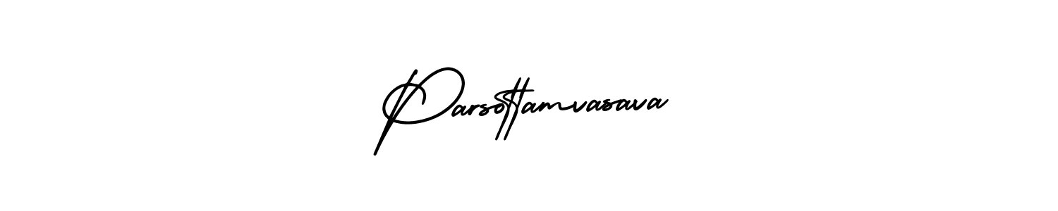 Make a beautiful signature design for name Parsottamvasava. Use this online signature maker to create a handwritten signature for free. Parsottamvasava signature style 3 images and pictures png