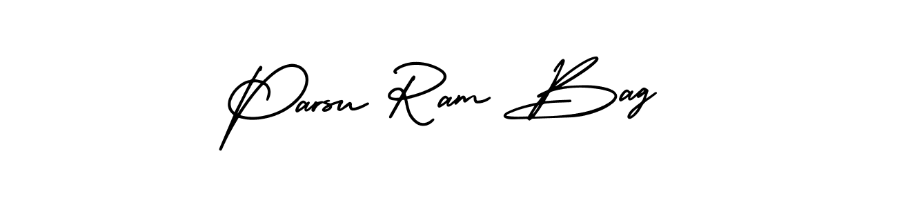 How to make Parsu Ram Bag signature? AmerikaSignatureDemo-Regular is a professional autograph style. Create handwritten signature for Parsu Ram Bag name. Parsu Ram Bag signature style 3 images and pictures png