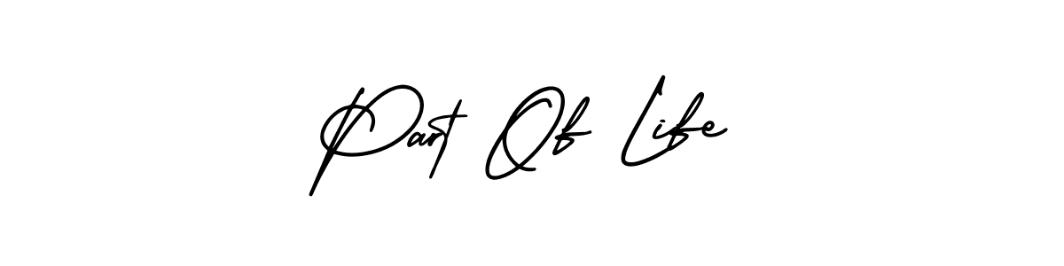 Make a beautiful signature design for name Part Of Life. With this signature (AmerikaSignatureDemo-Regular) style, you can create a handwritten signature for free. Part Of Life signature style 3 images and pictures png