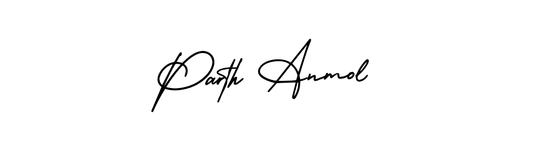 Make a beautiful signature design for name Parth Anmol. Use this online signature maker to create a handwritten signature for free. Parth Anmol signature style 3 images and pictures png