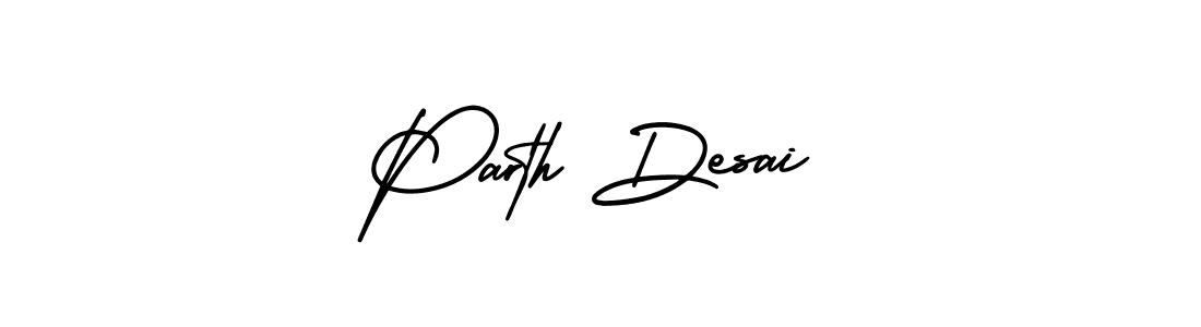 Best and Professional Signature Style for Parth Desai. AmerikaSignatureDemo-Regular Best Signature Style Collection. Parth Desai signature style 3 images and pictures png