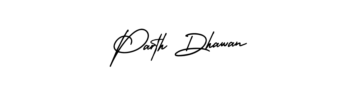 Make a beautiful signature design for name Parth Dhawan. With this signature (AmerikaSignatureDemo-Regular) style, you can create a handwritten signature for free. Parth Dhawan signature style 3 images and pictures png