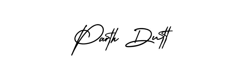 Create a beautiful signature design for name Parth Dutt. With this signature (AmerikaSignatureDemo-Regular) fonts, you can make a handwritten signature for free. Parth Dutt signature style 3 images and pictures png