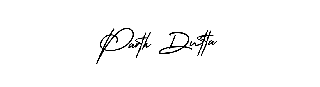 Also You can easily find your signature by using the search form. We will create Parth Dutta name handwritten signature images for you free of cost using AmerikaSignatureDemo-Regular sign style. Parth Dutta signature style 3 images and pictures png