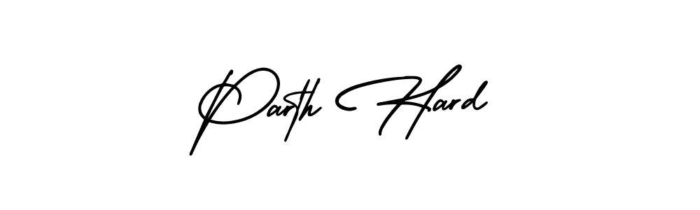 Create a beautiful signature design for name Parth Hard. With this signature (AmerikaSignatureDemo-Regular) fonts, you can make a handwritten signature for free. Parth Hard signature style 3 images and pictures png