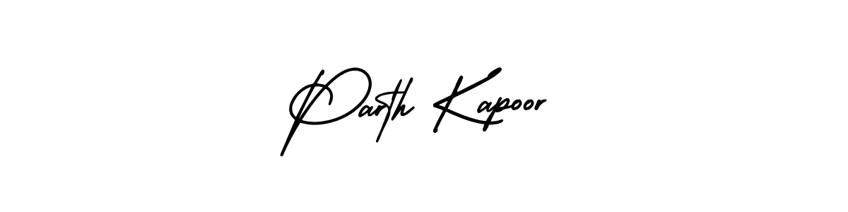 Parth Kapoor stylish signature style. Best Handwritten Sign (AmerikaSignatureDemo-Regular) for my name. Handwritten Signature Collection Ideas for my name Parth Kapoor. Parth Kapoor signature style 3 images and pictures png